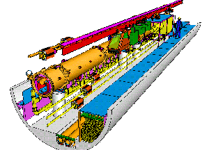 Skizze des TESLA Tunnels