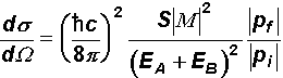 Der differentielle Wirkungsquerschnitt in Abhngigkeit von der Amplitude M